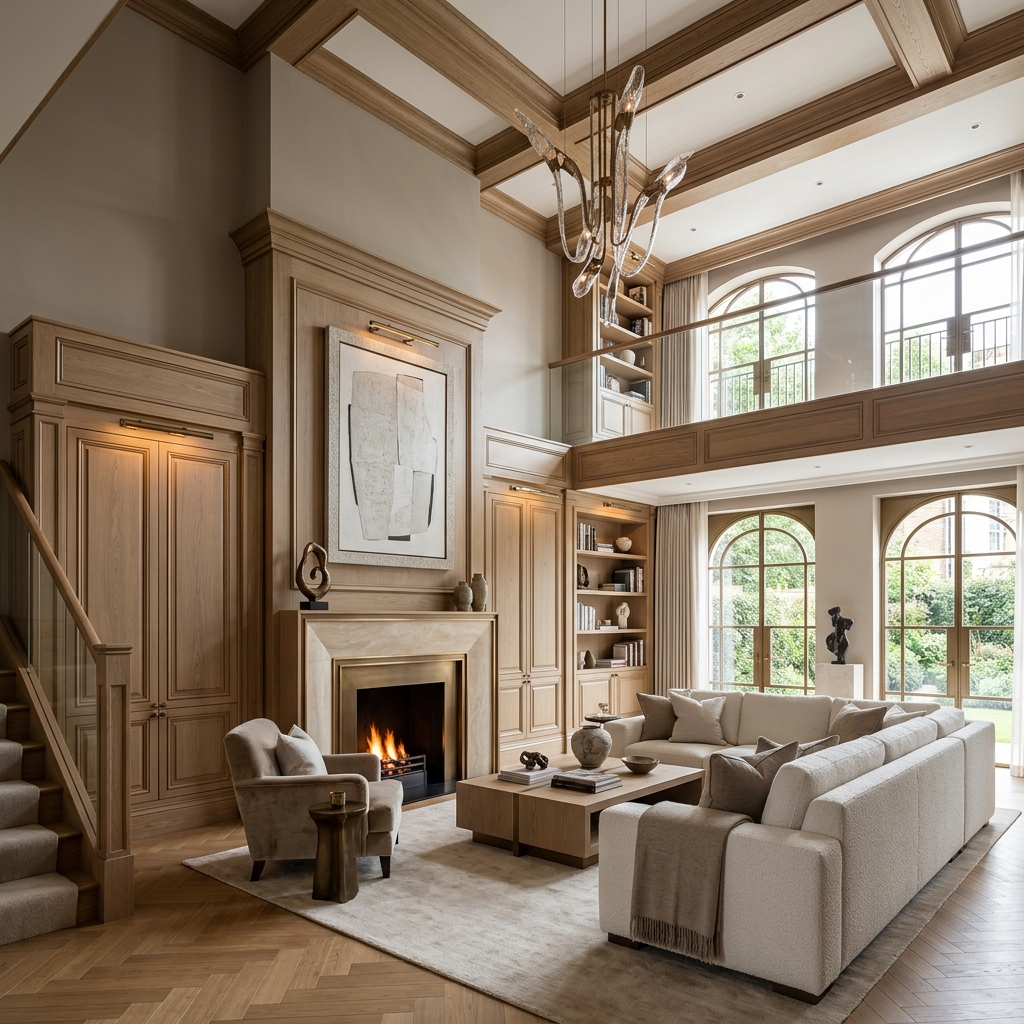 Bespoke Craftsmanship inside High-Altitude Residences